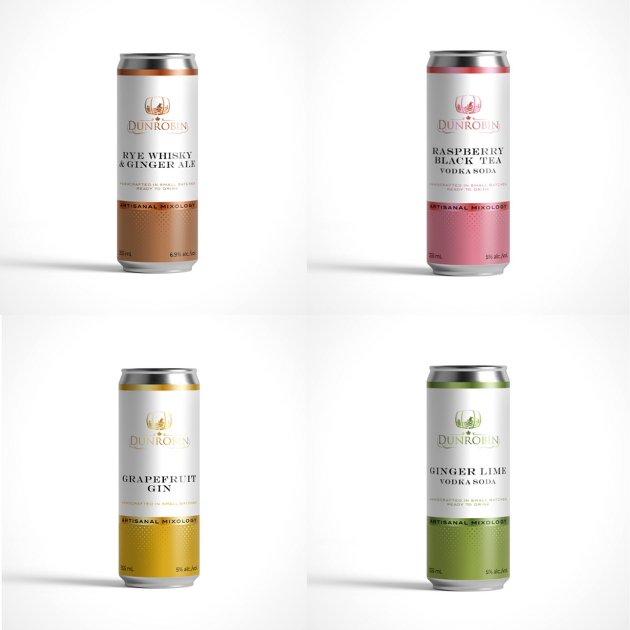 Ready To Drink Cocktails - Variety 4-Pack - Dunrobin Distilleries
