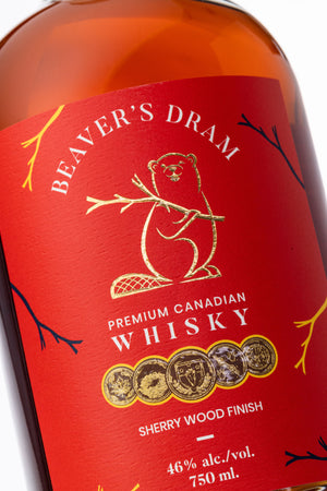 Beaver's Dram - Premium Canadian Whisky - Sherry Wood Finish - Dunrobin Distilleries
