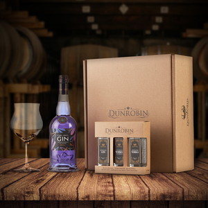The Adventurer - Gin Earl Grey + Pack de variétés 100mL + Gobelet en cristal Glencairn - Distilleries Dunrobin