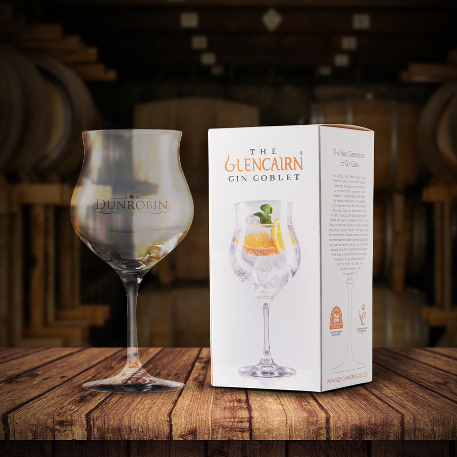 Glencairn Crystal Gin Goblet - Imported from Scotland - Dunrobin Distilleries