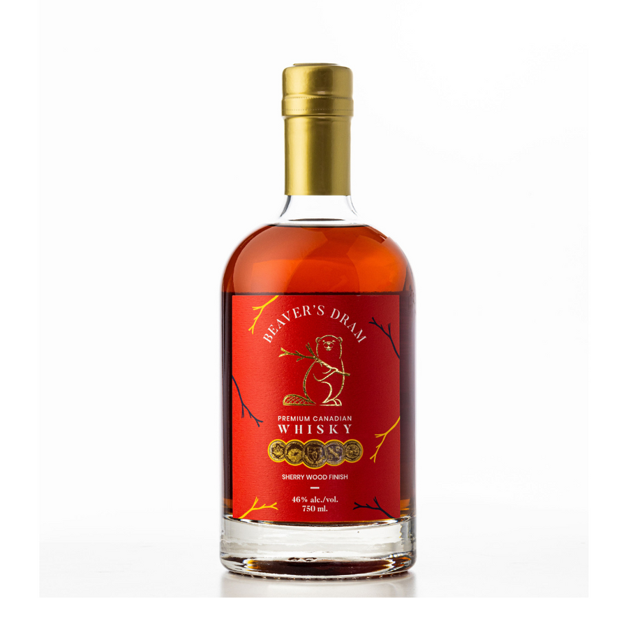 Beaver's Dram - Premium Canadian Whisky - Sherry Wood Finish - Dunrobin Distilleries