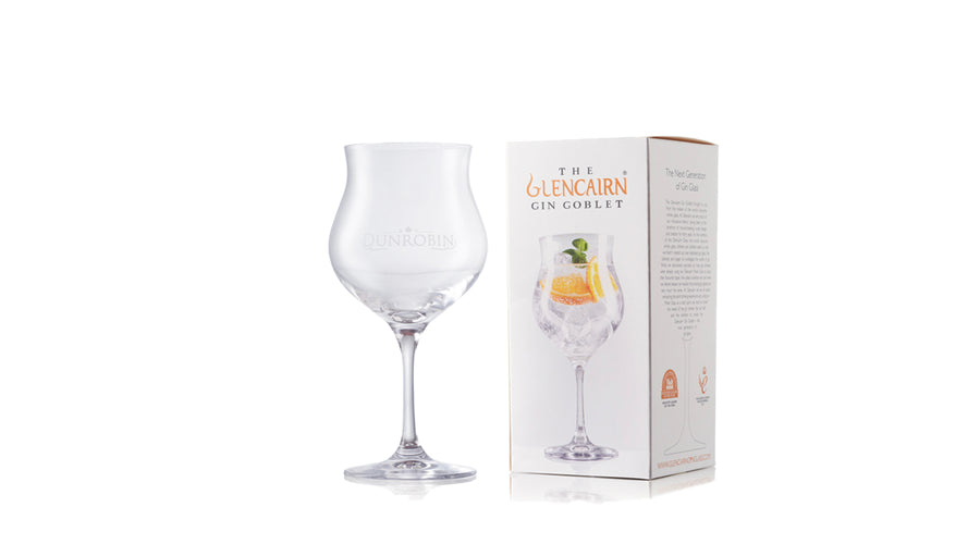 Glencairn Crystal Gin Goblet - Imported from Scotland - Dunrobin Distilleries