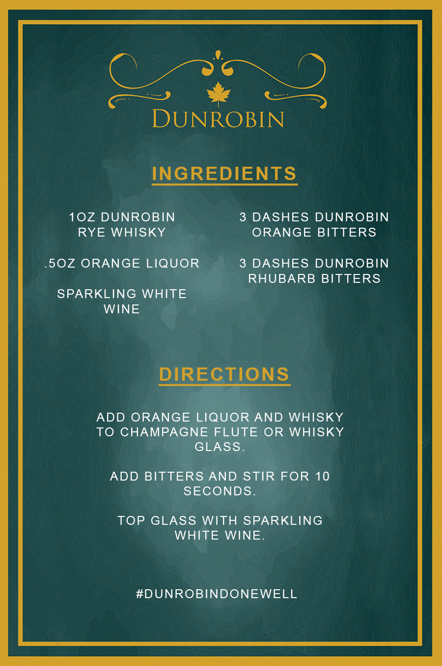 The Golden Dram - Dunrobin Distilleries