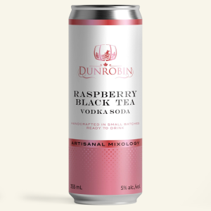 4-Pack - Raspberry Black Tea Vodka Soda